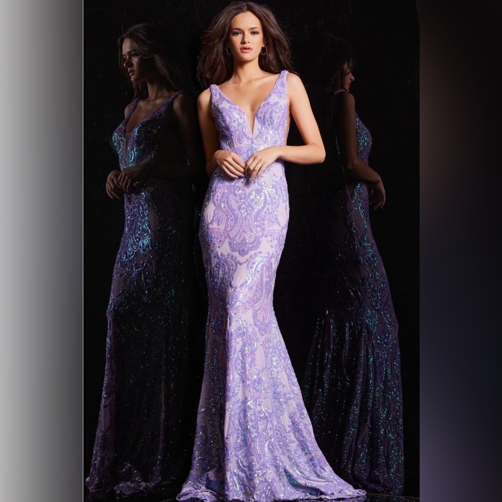 Jovani Prom 0846, size 6, color lilac